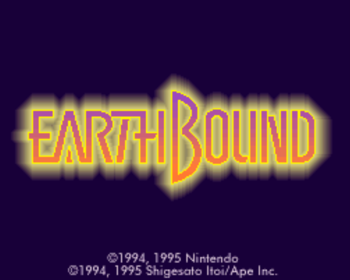 Earthbound Title Screen